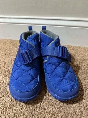 Chaco Ramble Puff Boot Camping Shoe Cobalt Royal BLUE Women's Size 7